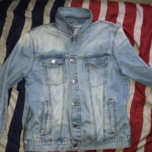 Mens jean jacket large
